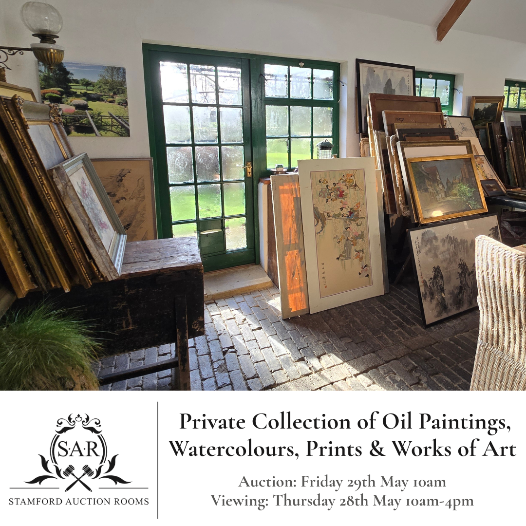 A Private Collection of Oil Paintings, Watercolours, Prints & Works of Art